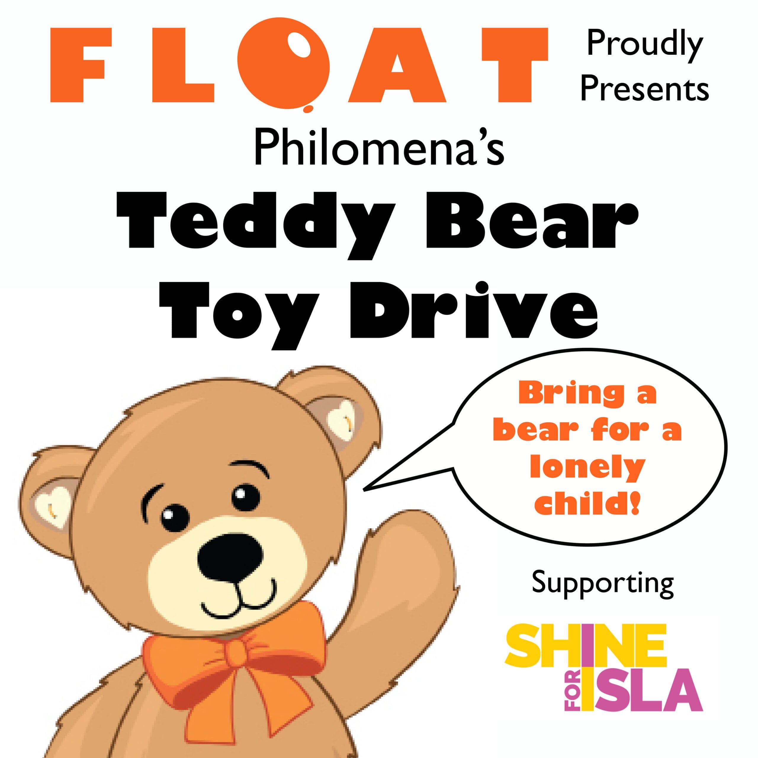 Philomena's Teddy Bear Toy Drive